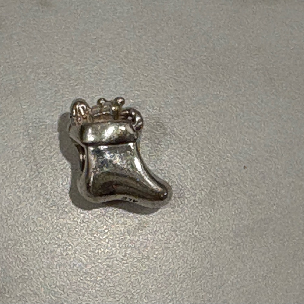 2/$45 Pandora Y2K Sterling Silver Christmas Stocking Charm – S925 ALE - Picture 5 of 5